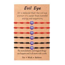 Sincere Evil Eye 7 Knot Bracelet Mal De Ojo Nazar Bracelet Amulet Pack Bad Eye Protection for Women Men Boys Girls Family