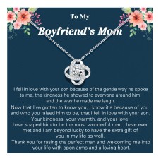 Gifts for Boyfriends Mom, To My Boyfriends Mom Necklace, Boyfriends Mom Christmas Gifts